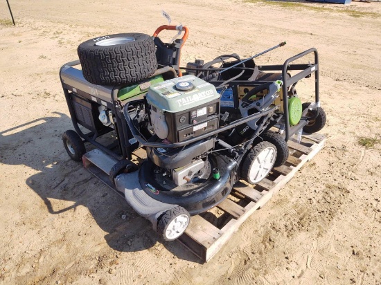 3 GENERATORS, 1 PRESSURE WASHER,