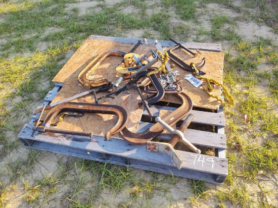 C CLAMPS CHAIN AND TOOLS