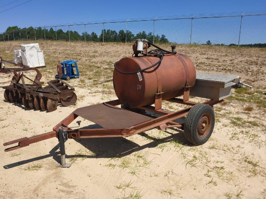 125 GALLON FUEL TANK ON TRAILER