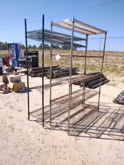 2 WIRE SHELF RACKS