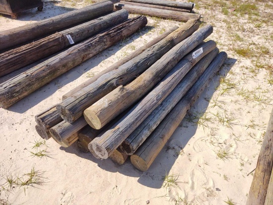 16- 6IN X 6-1/2FT WOOD FENCE POST