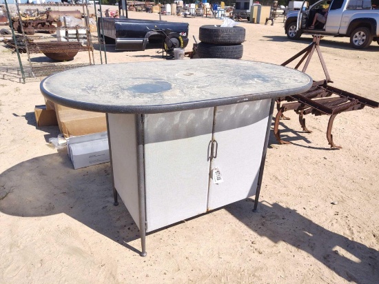 GLASS TOP TABLE