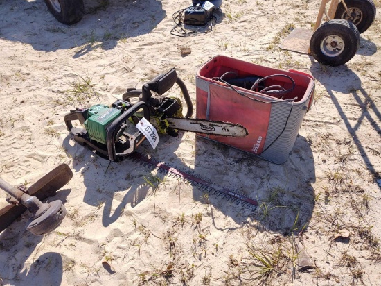 2 CHAIN SAW AND TOOLS
