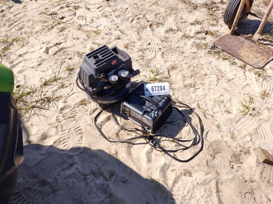 AIR COMPRESSOR AND BATTERY CHARGER