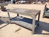 STEEL TABLE 30IN X 60IN TOP WITH