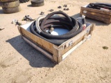 ROLL OF 2IN RUBBER HOSE APPRX 30FT LONG