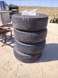 4- P265/70RT17 TIRE AND RIMS