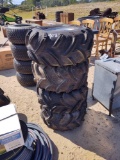 4 GOLF CART TIRES AND RIMS