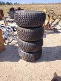 4 GOLF CART TIRES AND RIMS