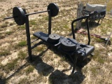 TREAD MILL AND WEIGHT BENCH