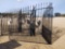 1332- 16' WILD GAME DOUBLE WROUGHT IRON GATE,