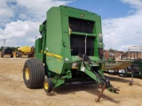 1633- 468 JOHN DEERE BALER MEGA WIDE,