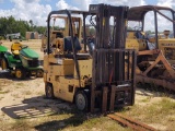 1654- CAT MODEL T50DSA L.P. GAS FORK LIFT,