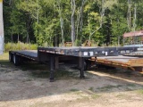 1715- DYNASTY 1997 MODEL 4U18 DROP DECK TRAILER,