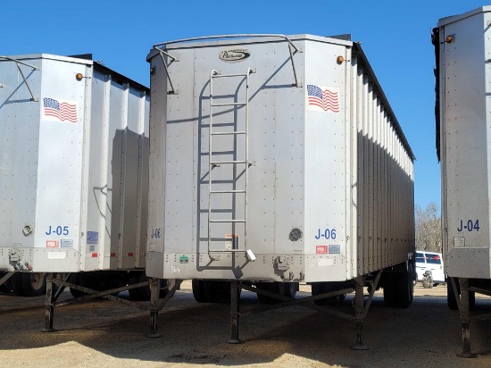 364 - 2018 PEERLESS OPEN TOP CHIP TRAILER,