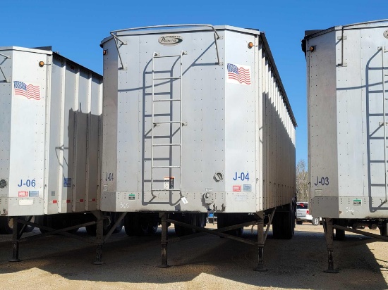 365 - 2018 PEERLESS OPEN TOP CHIP TRAILER,