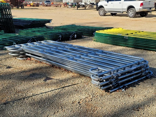 8 - NEW 12' 6 - RAIL CORRAL PANELS