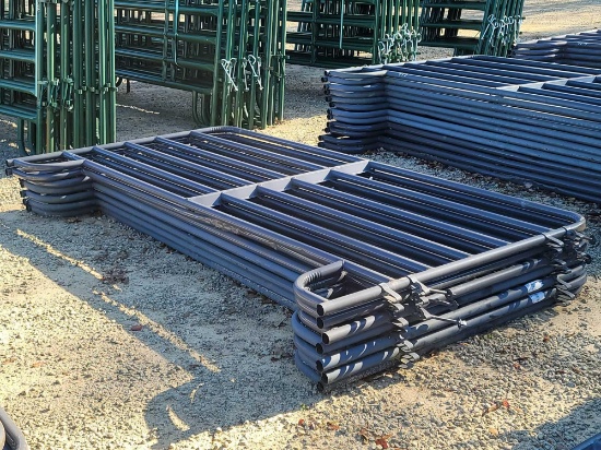 7 - NEW 10' 6 - RAIL CORRAL PANELS