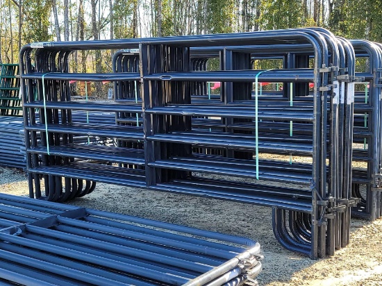 12 - NEW 10' 6 - RAIL CORRAL PANELS