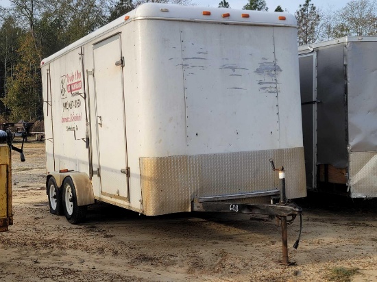 608 - HAULMARK ENCLOSED TRAILER,