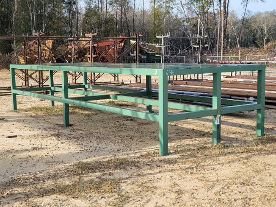 HEAVY DUTY STEEL WORK TABLE,