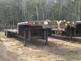 792 - 2004 FONTAINE MODEL EDFT DROP DECK TRAILER,