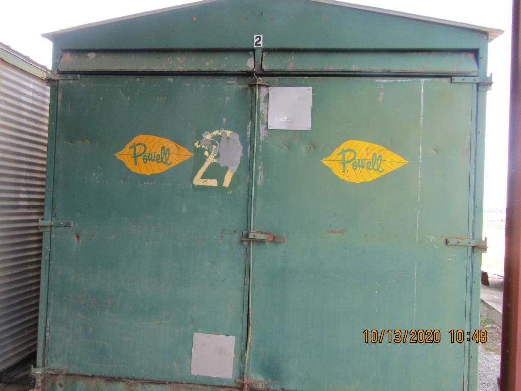 powell tobacco sign Issued by American Company - Powell, St. Louis, American League, from the White Border series (T206) for the American Tobacco Company CB9 POWELL TOBACCO BARN |