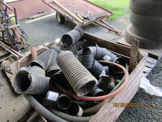 PALLET OF DRAIN PIPE FITTING