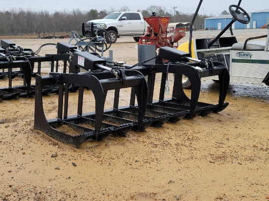 1068 - NEW 72" SKID STEER QUICK ATTACH GRAPPLE