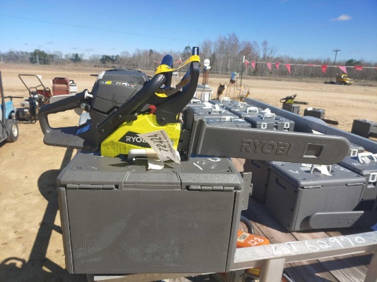 130 - RYOBI 18" CHAIN SAW,