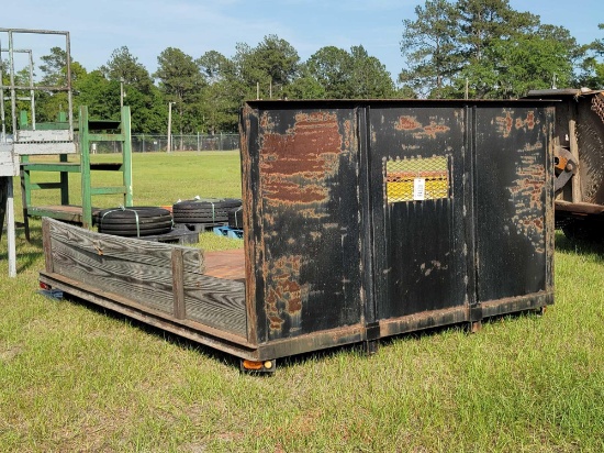 202 - STEEL TRUCK BED BODY 90" X 11'