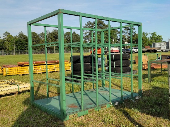 206 - METAL STORAGE RACK 48" X 80" X 65"