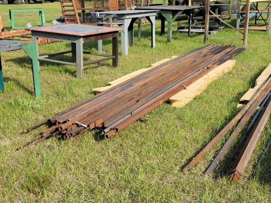 209 - ANGLE FLAT, ROUND AND MISC IRON