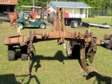 176 - 2 ROW V RIPPER WITH COLTERS & GAUGE WHEELS