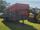 237 - ABSOLUTE - GOOSENECK LIVESTOCK TRAILER,