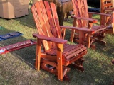 343 - RED CEDAR ROCKER GLIDER