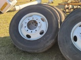 692 - 4- 11R22.5 TRUCK TIRES AND RIMS
