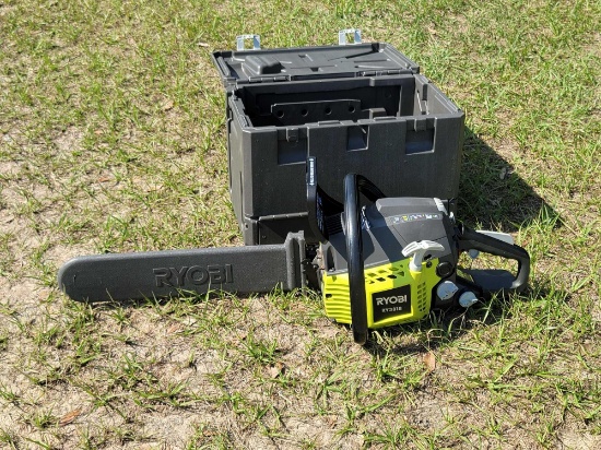 1206 - RYOBI RY3818 18" GAS CHAINSAW BRAND NEW