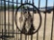 16' DOUBLE WROUGHT IRON GATE