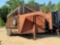 DOUBLE D 16' COVERED STOCK TRAILER,