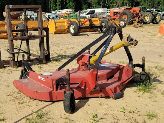 50 - BUSH HOG RDTH 72" FINISHING MOWER,