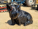 BLACK CAST PIG