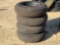 4 - MOBILE HOME TIRES WITH WHEELS
