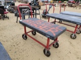 ROLLING CART, STEEL FRAME,