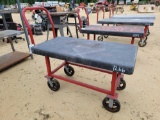 ROLLING CART, STEEL FRAME,