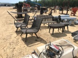 1395 - YARD CHAIRS AND TABLES