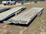 1545 - APPROX. 20 PC. 16' METAL ROOFING