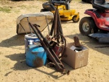 TRACTOR CANOPY, JACK STANDS,