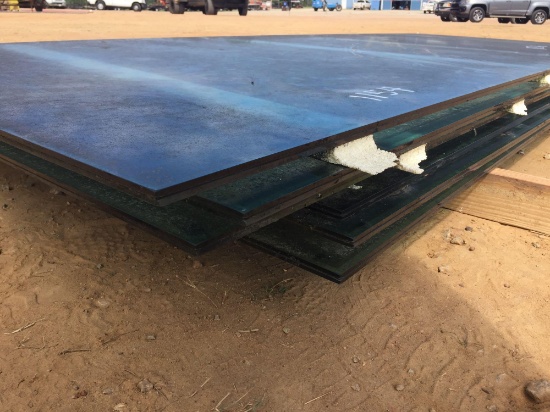 1154 - 6 PC. GLASS 45" X 117"