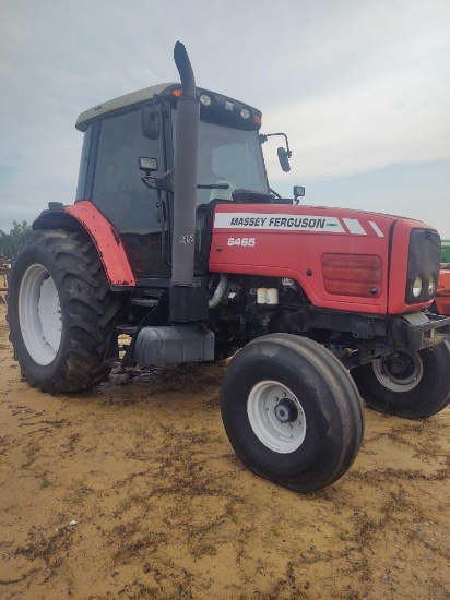 265 - MASSEY FERGUSON 6465 CAB 2WD TRACTOR,